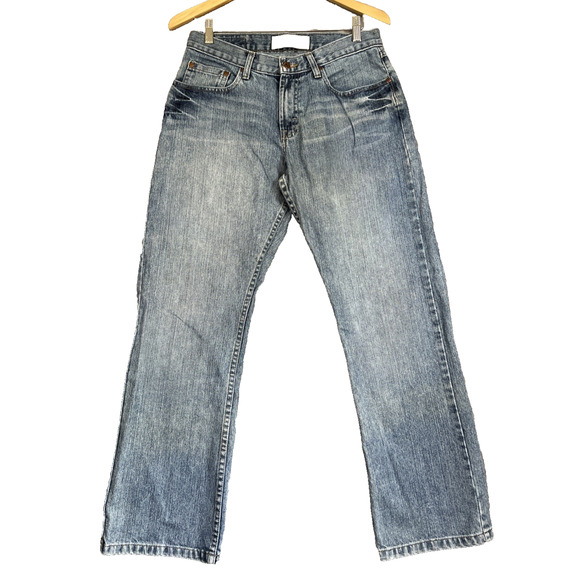 Wrangler Jeans Men's 30x30 Relaxed Boot Blue 100% Cotton Medium Wash Faded - Picture 1 of 15